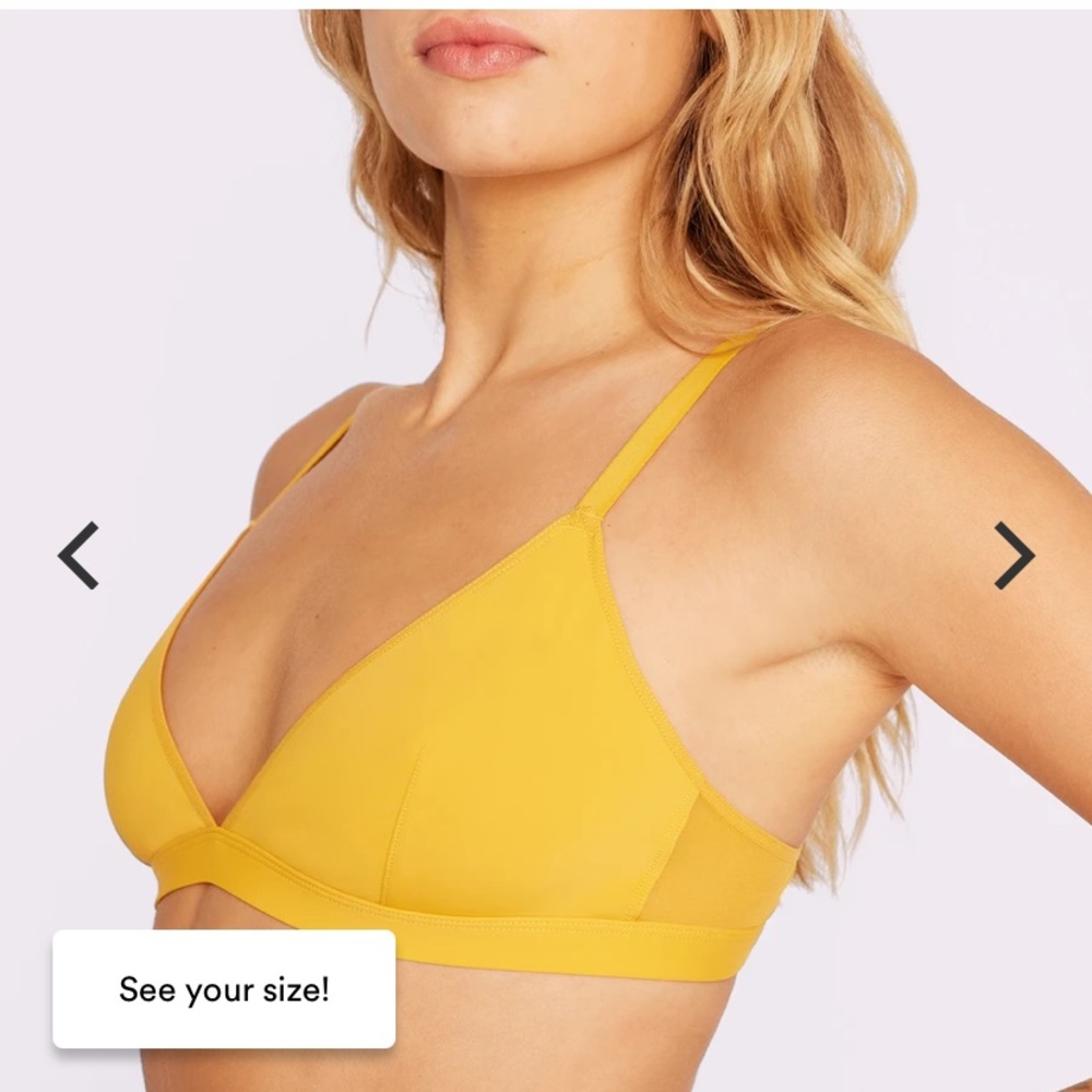 Parade triangle bralette - size medium